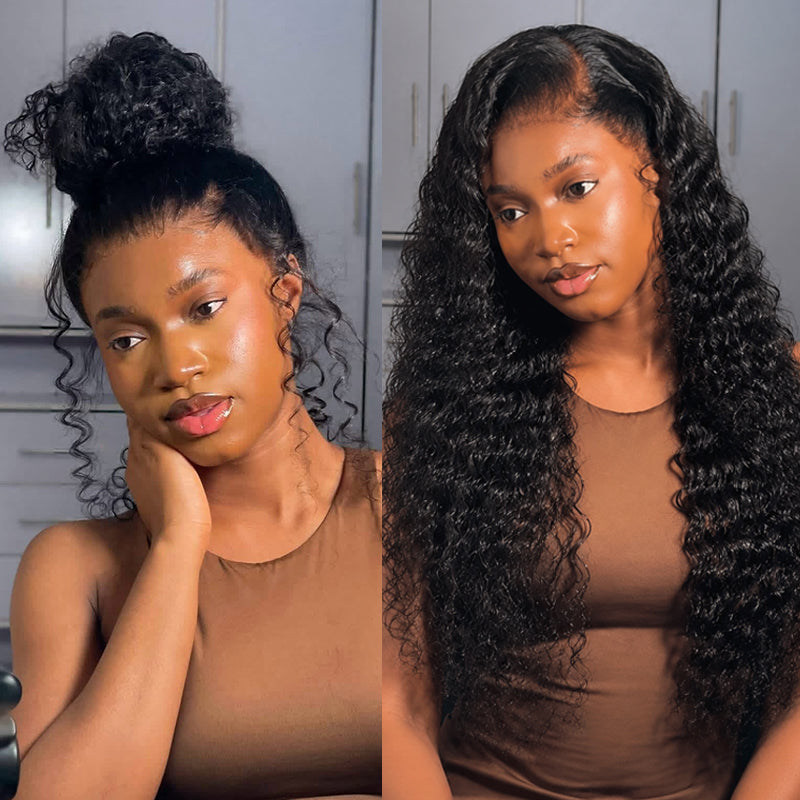 Water Wave Wig | Transparent Lace Frontal | Natural Hairline 180%