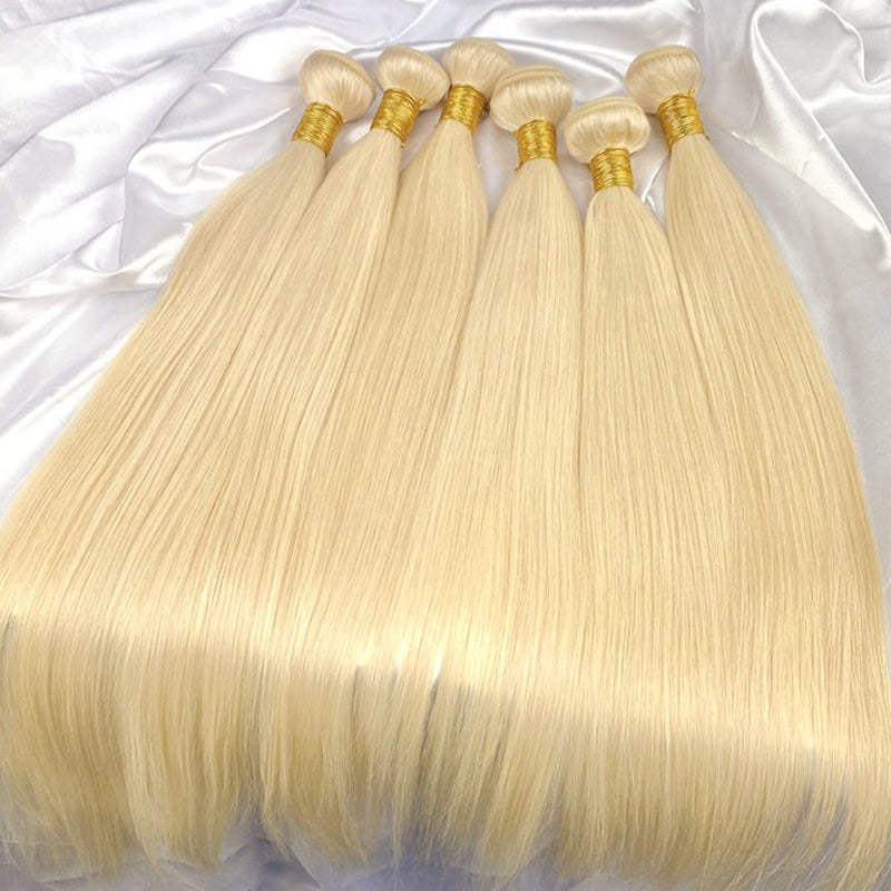 #613 Straight 100% Human Hair Bundles
