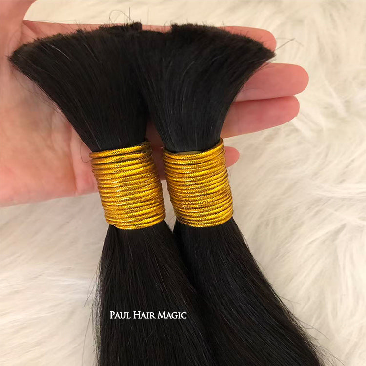 Straight Raw Bulk Hair For Braids,Braiding Hair,100% Human Hair