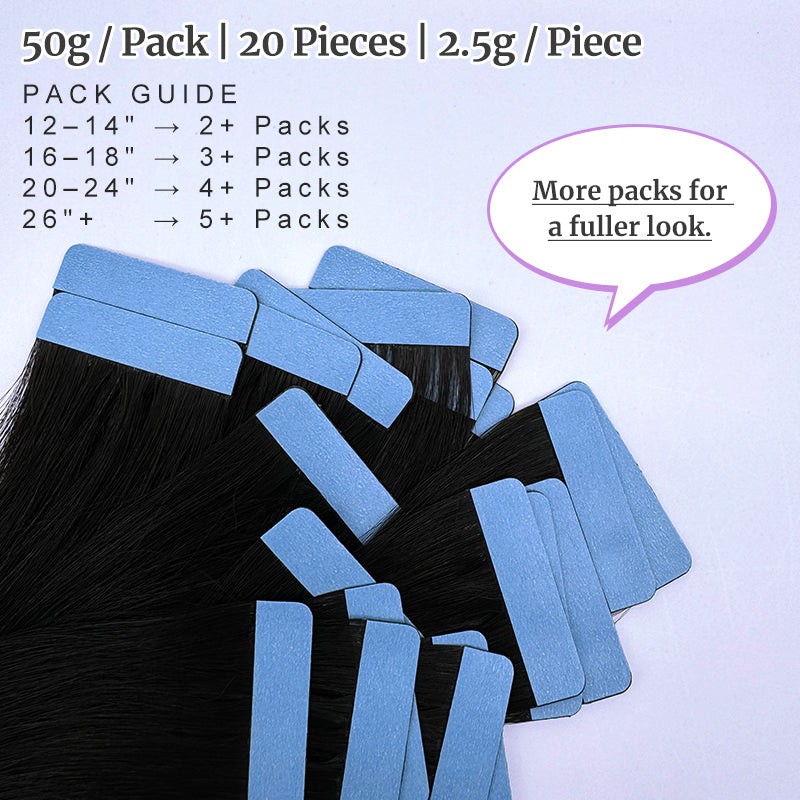 Straight Tape in Weft Hair Extension