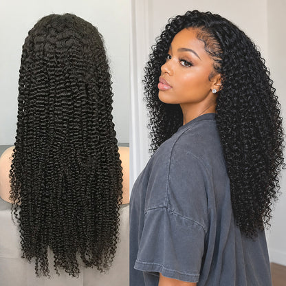 Kinky Curly Half Wig – 100% Virgin Human Hair