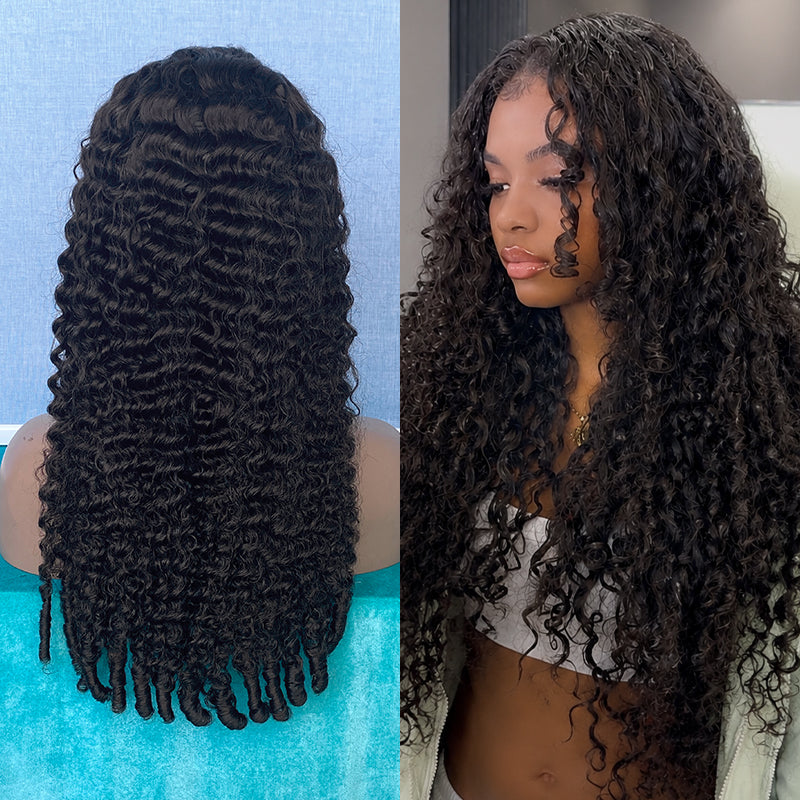 Natural Curly HD Lace Frontal Wig | 100% Human Hair | Eurasian Curl Texture