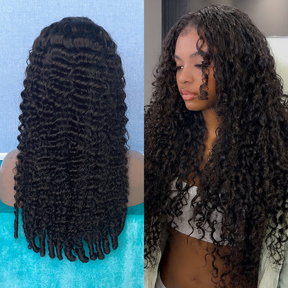 Natural Curly HD Lace Frontal Wig | 100% Human Hair | Eurasian Curl Texture