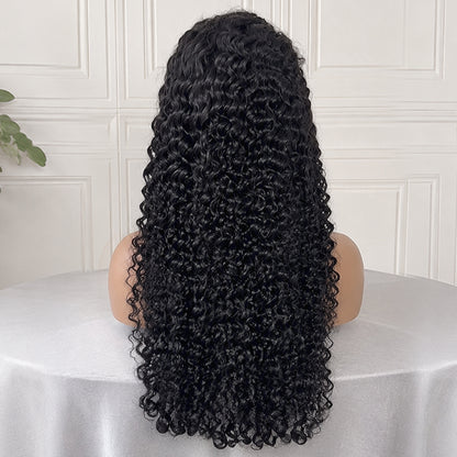 Burmese Curly Wig | Transparent Lace Frontal | Natural Density 180%