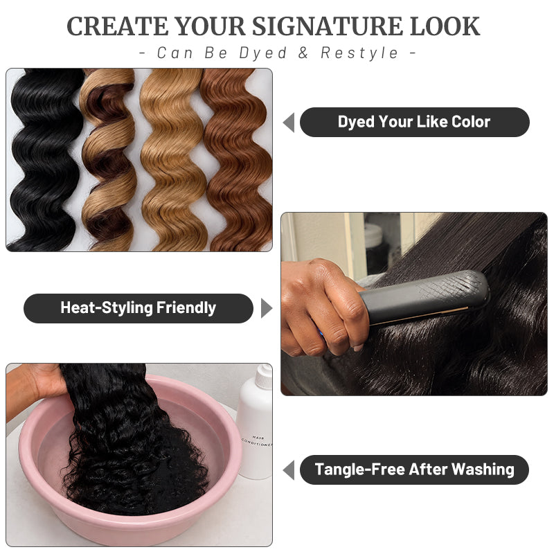 Cambodian Wave HD Lace Frontal | 100% Human Hair Wig | Natural Black