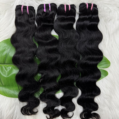 Cambodian Wavy Raw Human Hair Bundles