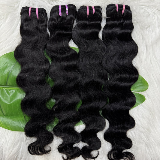 Cambodian Wavy Raw Human Hair Bundles