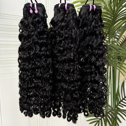 [HOT SELLING] Burmese Curly hair bundles