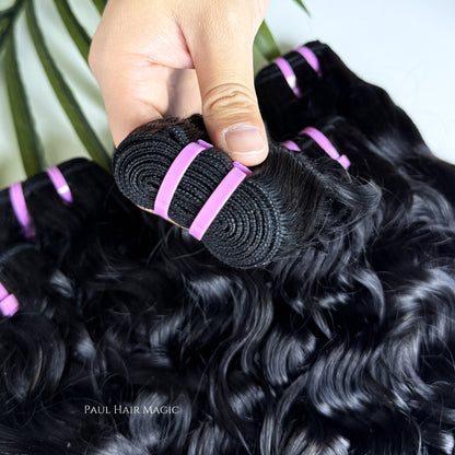 Natural Wave Virgin Human Hair Bundles
