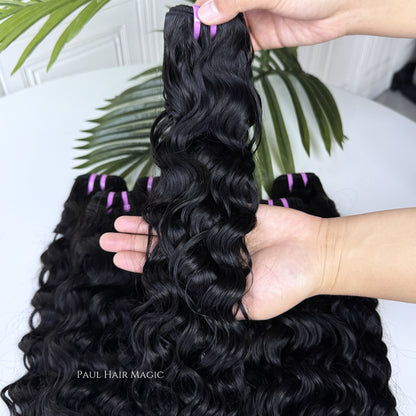 Natural Wave Virgin Human Hair Bundles