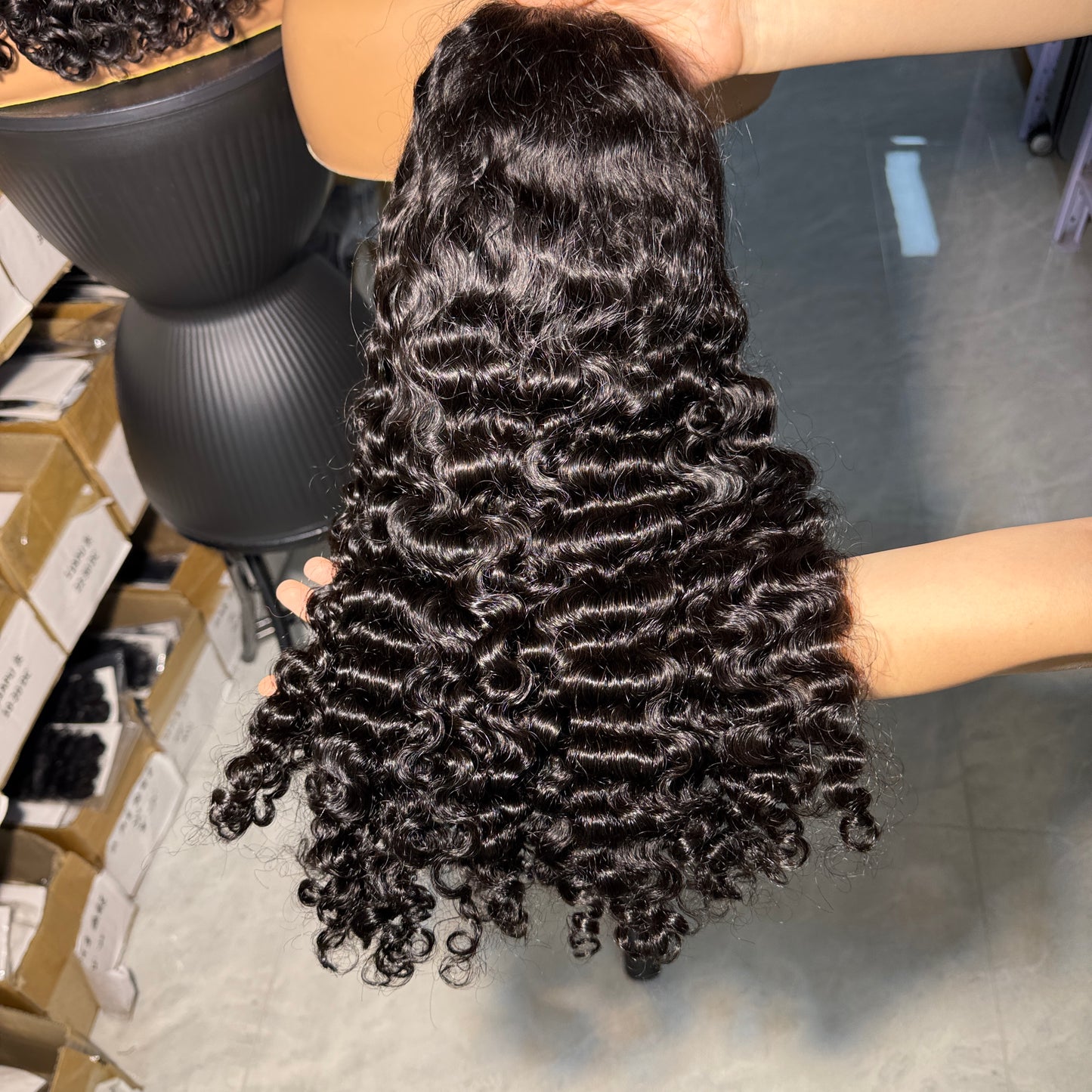 Vietnamese Curly 13x4 Virgin Human Hair Wig 180%