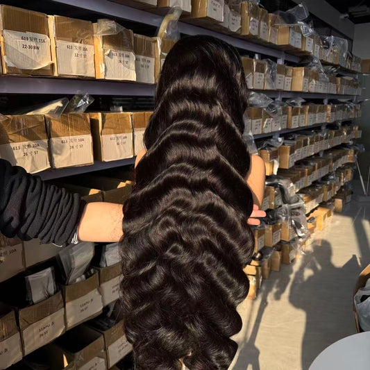 [In Stock & Ship Immediately] PRE-EVERYTHING Body Wave Wig 200% 40 Inch Made Of 4 Bundles 30 Inch Frontal