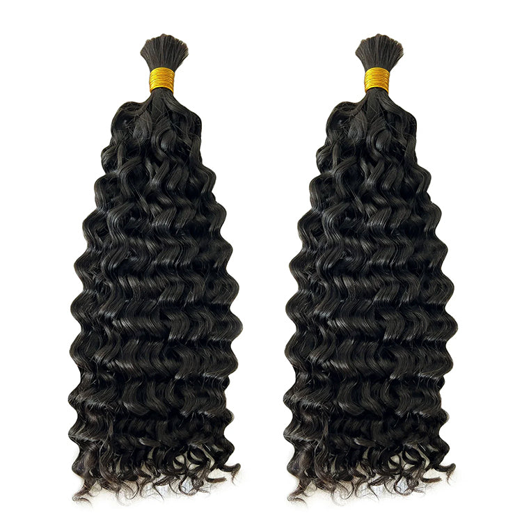 Indian Curly Virgin Bulk Hair For Braids,Braiding Hair,100% Human Hair