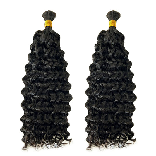 Indian Curly Virgin Bulk Hair For Braids,Braiding Hair,100% Human Hair