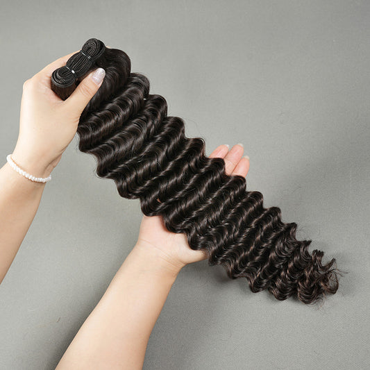 Deep Wave Raw Human Hair Bundles