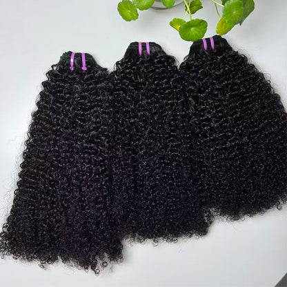 4b4c Curly Virgin Human Hair Bundles