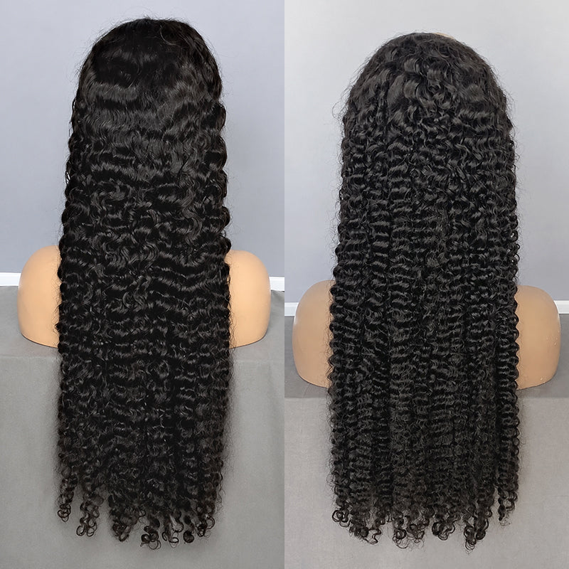 Deep Curly HD Lace Frontal Wig | 100% Human Hair | Pre-Plucked