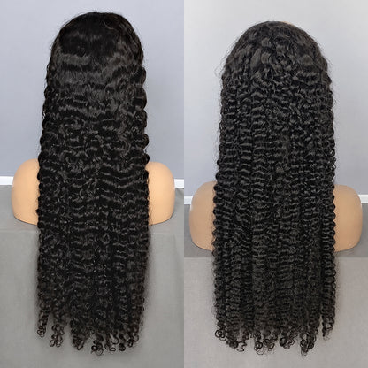 Deep Curly HD Lace Frontal Wig | 100% Human Hair | Pre-Plucked
