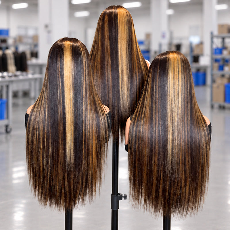 Chocolate Honey Melt | HD Lace Straight Wig | Custom-Made • 2–3 Day Wait