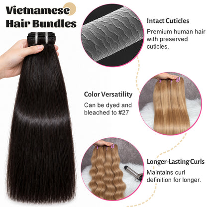 Super Double Drown Straight Vietnamese Human Hair Bundles | Limited-Time Offer ⭐