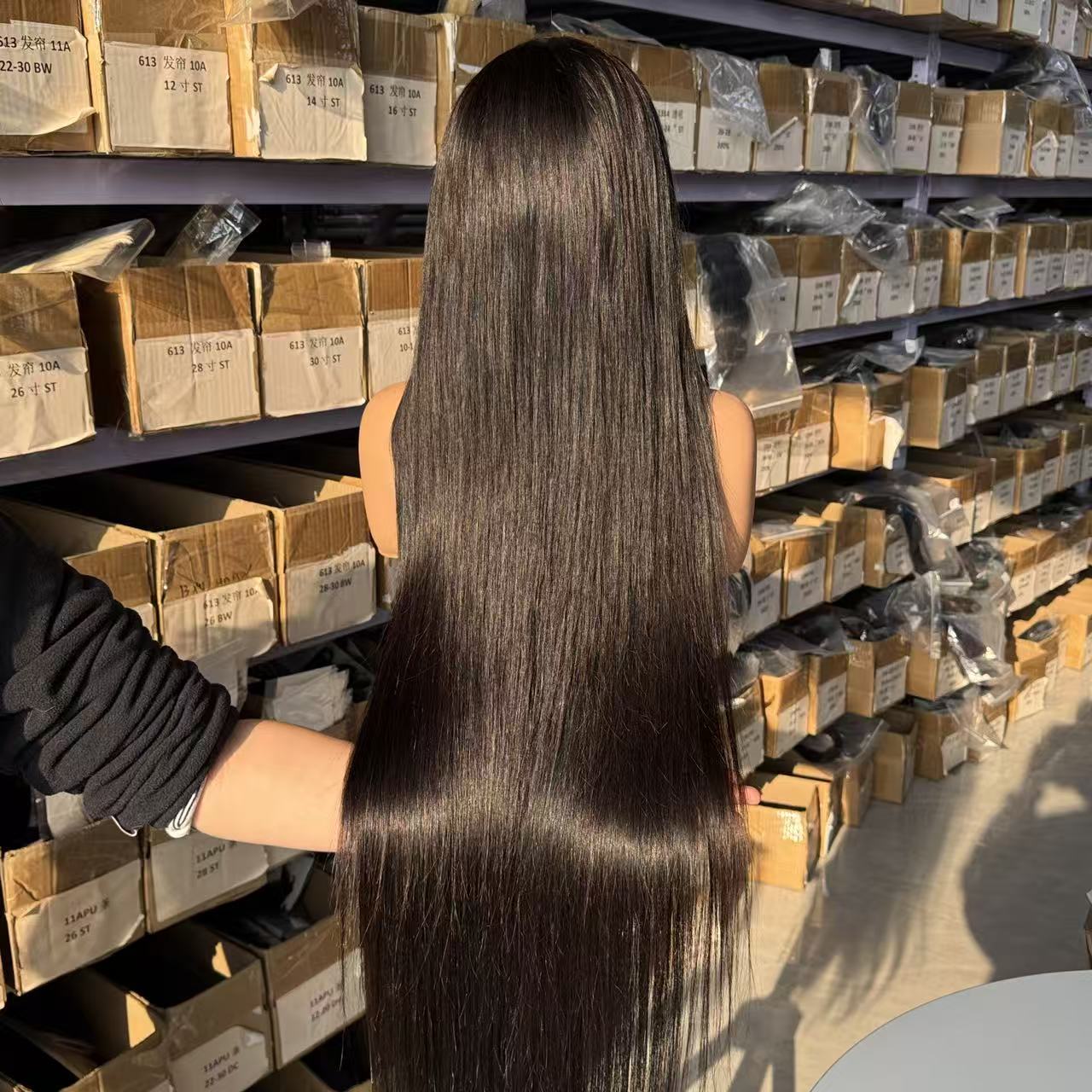 [In Stock & Ship Immediately] PRE-EVERYTHING Straight Wig 200% 40 Inch Made Of 4 Bundles 30 Inch Frontal