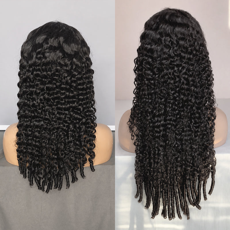 Eurasian Curl Texture Wig | Transparent Lace Frontal | Natural Hairline 180%
