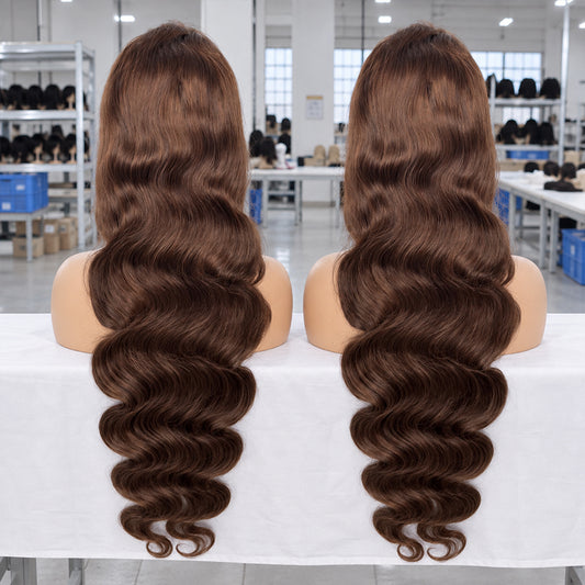 Body Wave Chocolate Brown HD Lace Wig | 100% Human Hair