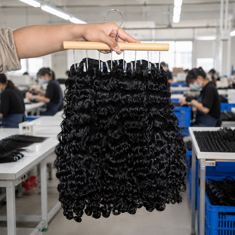Burmese Curly Human Hair Bundles