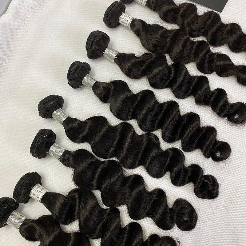 Loose Wave 100% Human Hair Bundles (Raw & Virgin Available）