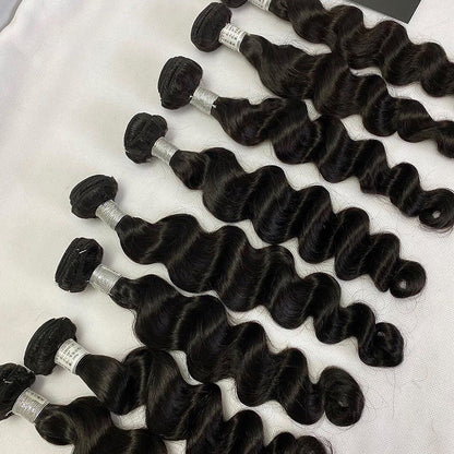 Loose Wave 100% Human Hair Bundles (Raw & Virgin Available）