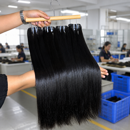 Straight 100% Human Hair Bundles (Raw & Virgin Available)