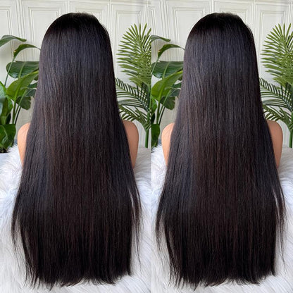 100% Straight Human Hair | 13*4 Transparent  Lace Frontal | 180% Natural Density