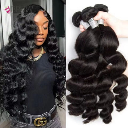 Loose Wave Raw Human Hair Bundles