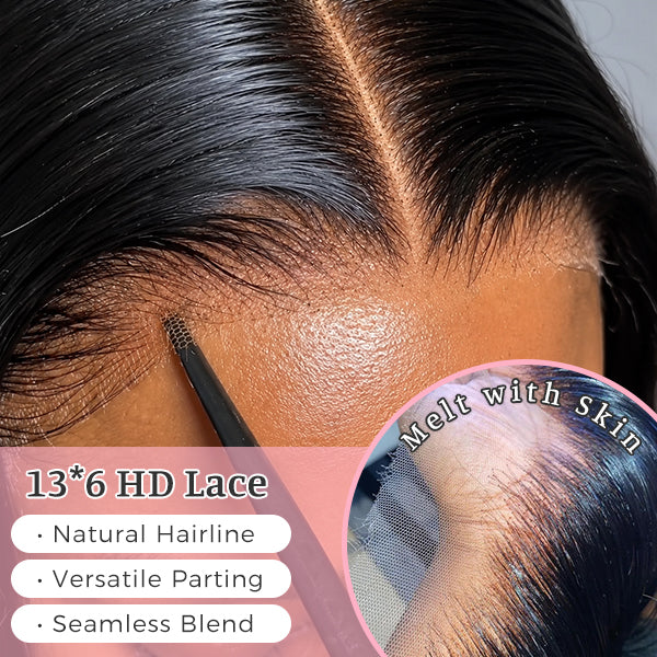 Burmese Curly 40 Inch | 13*6 HD Lace Wig | Hairline pre-plucked