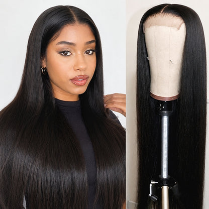 5×5 HD Lace Straight Closure Wig | Natural & Full Look | Premium Human Hair