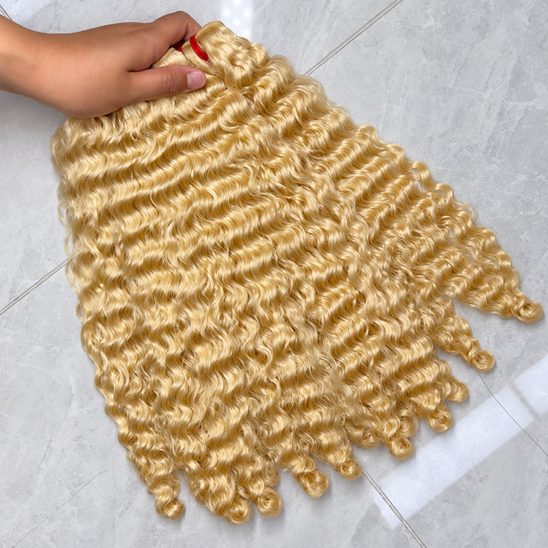 #613 Burmese Curly 100% Human Hair Bundles