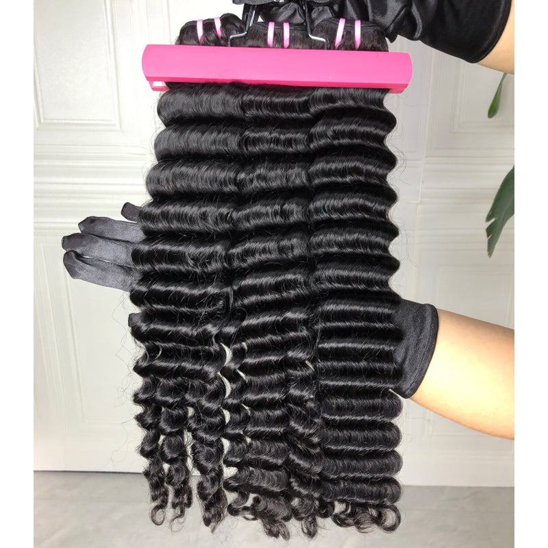 Deep Wave 100% Human Hair Bundles (Raw & Virgin Available）