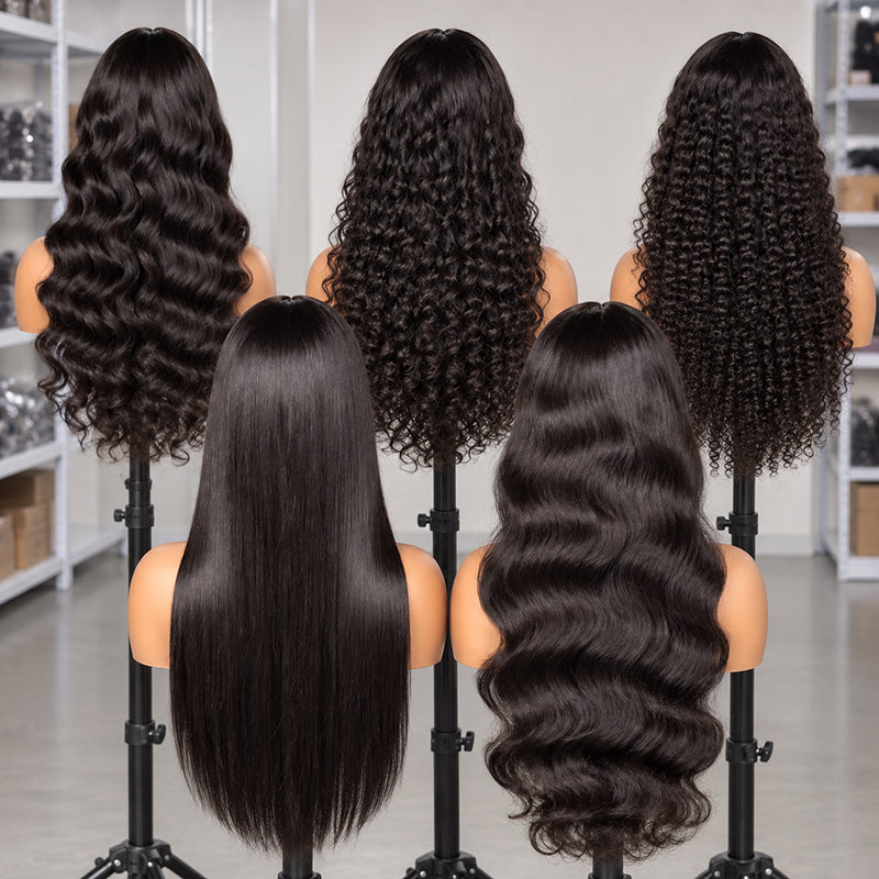 Raw Hair HD Lace Wig | Density 200% | Natural Black