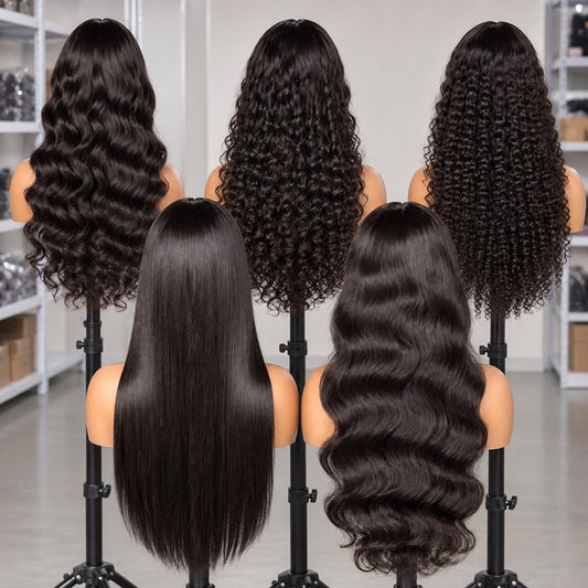 Raw Hair HD Lace Wig | Density 200% | Natural Black