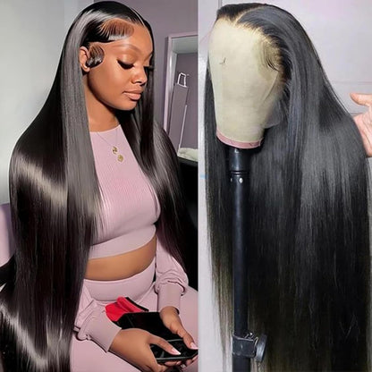 13x6 HD Lace 40inch glueless wig with 30inch frontal Collection 180%