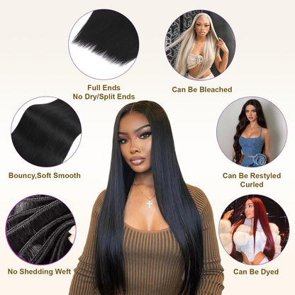 Straight Raw Indian Human Hair Bundles