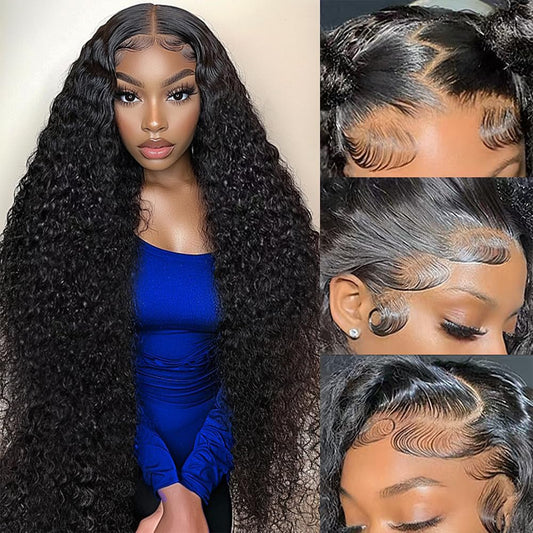 13x6 HD Lace 40inch glueless wig with 30inch frontal Collection 180%