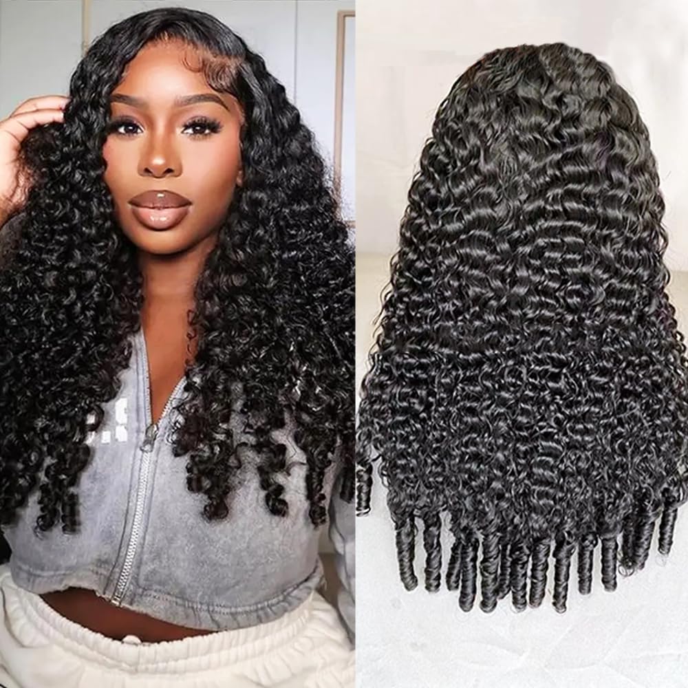 13x4 Transparent Lace Eurasian Curly Wig Natural Hairline 180%