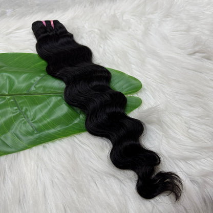 Cambodian Wavy Raw Human Hair Bundles