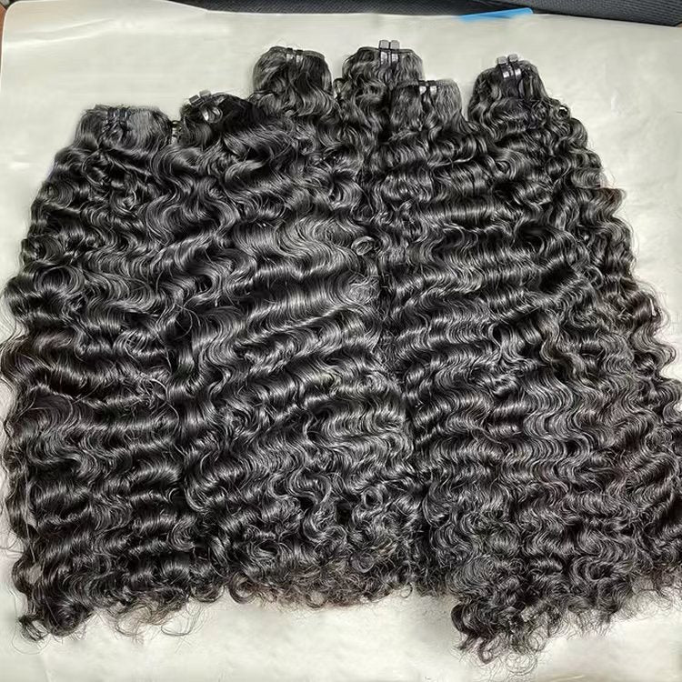 Indian Curly Virgin Human Hair Bundles