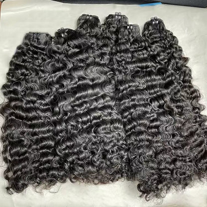Indian Curly Virgin Human Hair Bundles