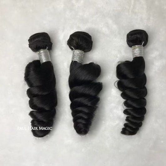 Loose Wave 100% Human Hair Bundles (Raw & Virgin Available）