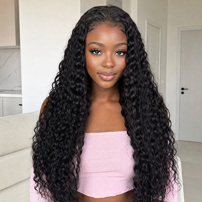 Burmese Curly Wig | Transparent Lace Frontal | Natural Density 180%