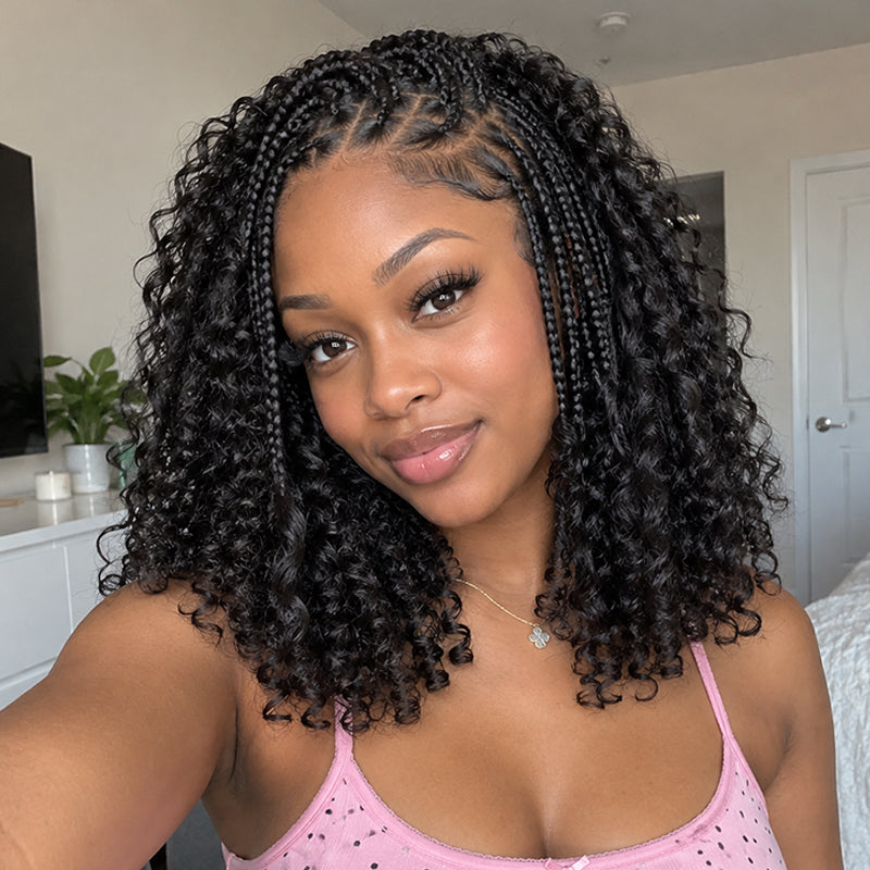 4b4c Curly Virgin Bulk Hair For Braids | 100% Human Hair | 100g