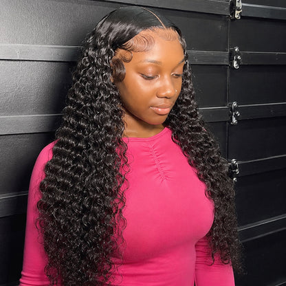 5×5 HD Lace Deep Wave Closure Wig | Natural & Full Look | Premium Human Hair
